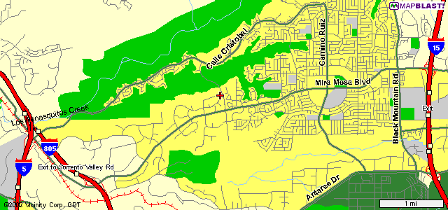Wide area map showing Laserlab, Inc. location